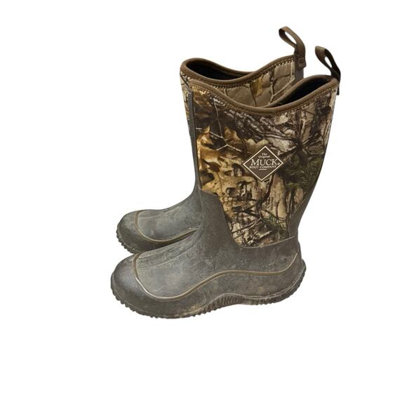 The Original Muck Boots in Camo Pattern Youth Size 2 - Picture 9 of 12